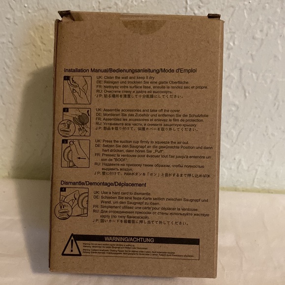 Soap Dish Holder Powerful Suction Cup Wall Mounted for Bathroom Shower - Picture 10 of 10